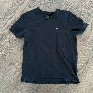 Armani Exchange AX black t shirt size M v neck
